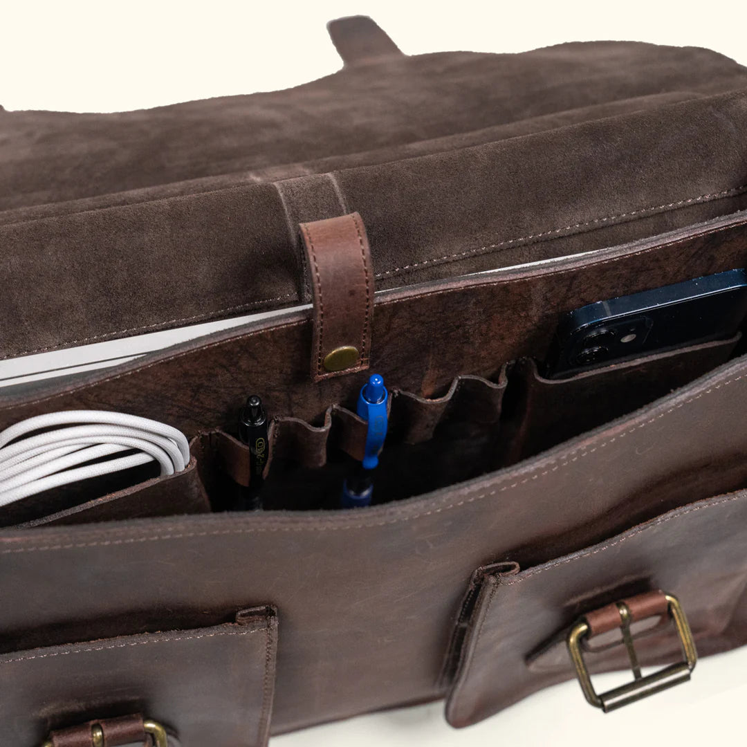 Roosevelt Leather Briefcase